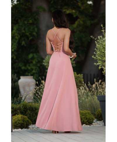 Vestito lungo elegante con schiena scoperta - Nathalie
