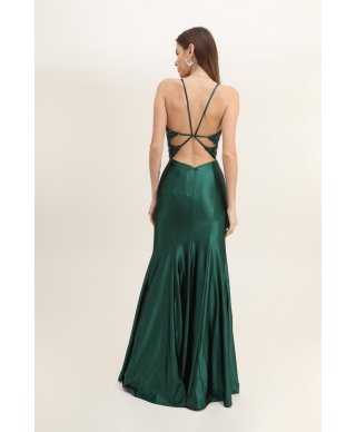 Abito da cerimonia a sirena - Verde