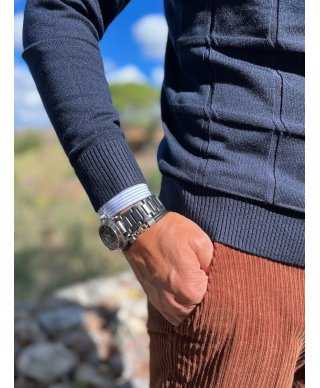 Pantaloni uomo in velluto marrone - Paul Miranda