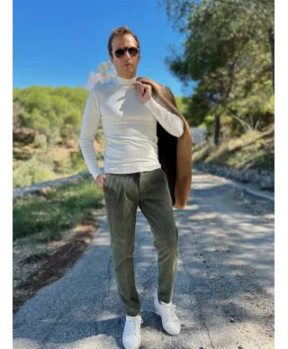 Lupetto Bianco Uomo - Sotto giacca
