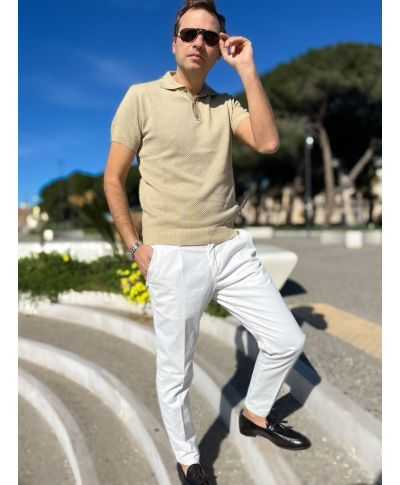 Polo cammello Paul Miranda