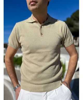 Polo cammello Paul Miranda