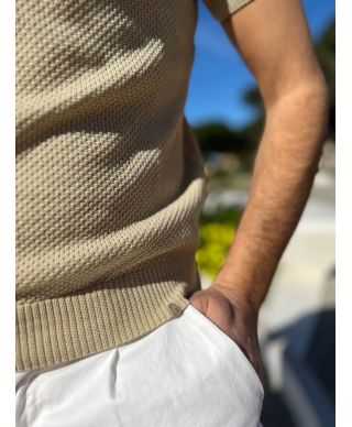 Polo cammello Paul Miranda