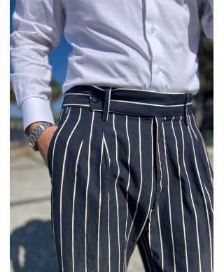 Pantaloni uomo Paul Miranda, blu - Creolo