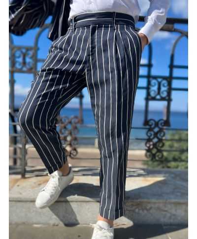 Pantaloni uomo Paul Miranda, blu - Creolo