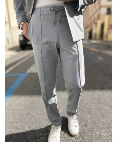 Jasnoszare spodnie Pantalaccio Paul Miranda