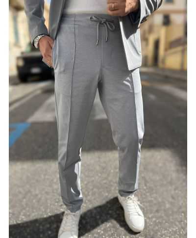 Jasnoszare spodnie Pantalaccio Paul Miranda