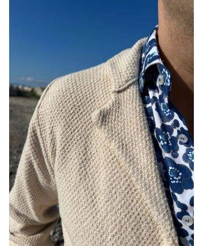 Cardigan uomo beige chiaro - Pollock
