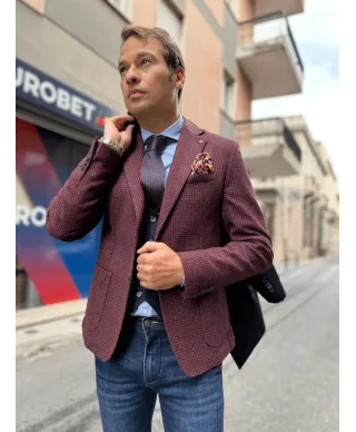 Giacca uomo Bordeaux, Paul Miranda