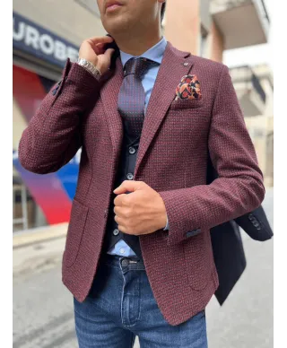Giacca uomo Bordeaux, Paul Miranda
