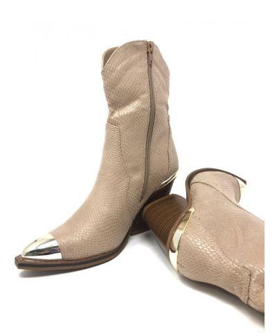 Stivali texani, beige chiaro