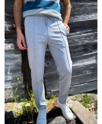 Jasnoszare spodnie Pantalaccio Paul Miranda