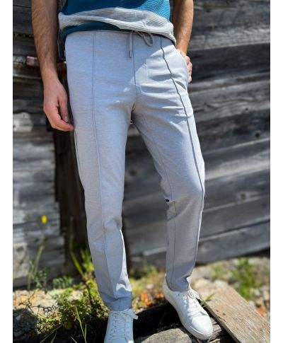 Jasnoszare spodnie Pantalaccio Paul Miranda