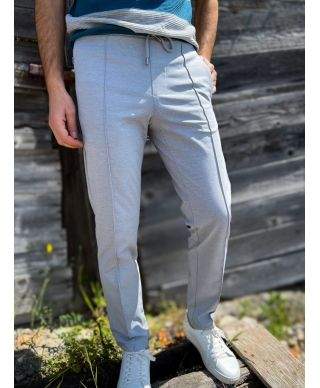 Jasnoszare spodnie Pantalaccio Paul Miranda