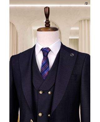 Elegancki garnitur męski z kamizelką na lato – Slim fit, dostępny w wielu kolorach