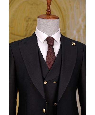 Elegancki garnitur męski z kamizelką na lato – Slim fit, dostępny w wielu kolorach