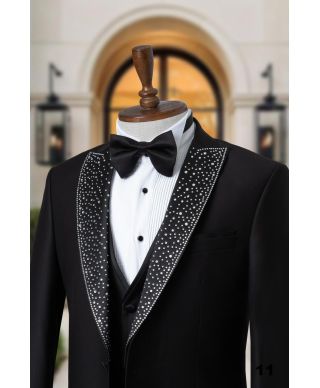 Ekskluzywny smoking męski – Model Stain - Wyjątkowy wybór na eleganckie okazje