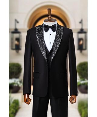 Ekskluzywny smoking męski – Model Stain - Wyjątkowy wybór na eleganckie okazje
