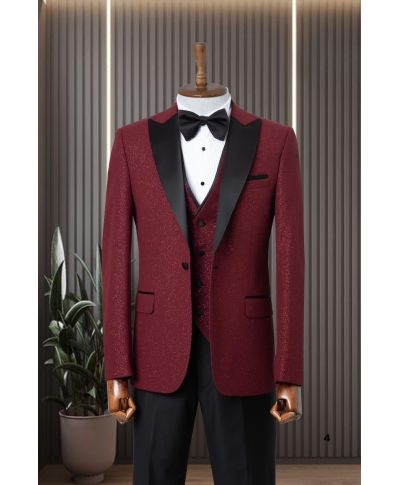 Smoking uomo, con lurex – elegancja i vestibilità slim - dostępny w wielu kolorach
