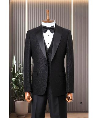 Smoking uomo, con lurex – elegancja i vestibilità slim - dostępny w wielu kolorach