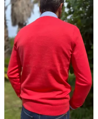 Maglione girocollo, aragosta