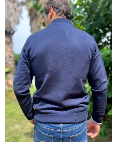 Maglione uomo, mezza zip