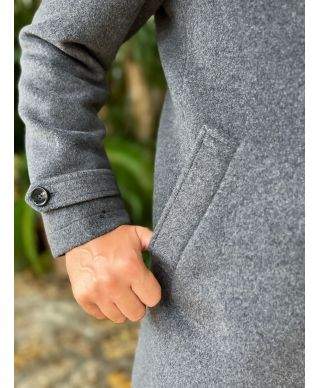 Cappotto uomo, Blu - Pettorina staccabile