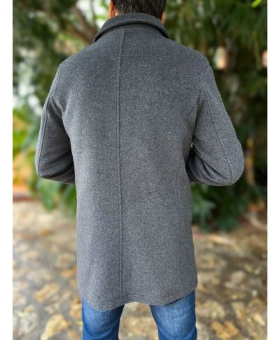 Cappotto uomo, Blu - Pettorina staccabile