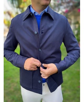 Marynarka męska Tiber – Kolor zielony – Made in Italy - Paul Miranda
