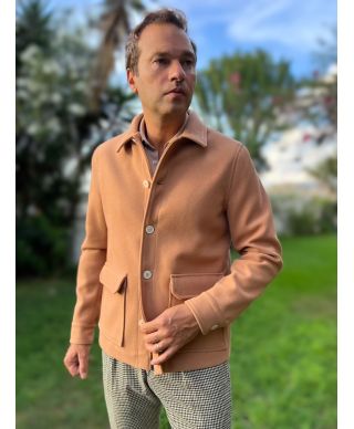 Elegancka kurtka męska, zimowa - Santy -  Made in Italy - Paul Miranda