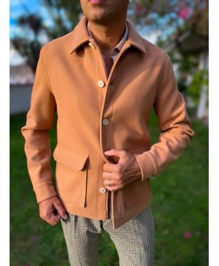 Elegancka kurtka męska, zimowa - Santy -  Made in Italy - Paul Miranda