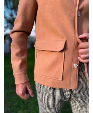 Elegancka kurtka męska, zimowa - Santy -  Made in Italy - Paul Miranda