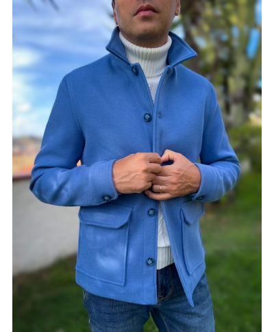 Elegancka kurtka męska, zimowa - Santy -  Made in Italy - Paul Miranda