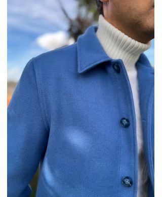 Elegancka kurtka męska, zimowa - Santy -  Made in Italy - Paul Miranda
