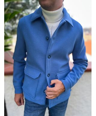 Elegancka kurtka męska, zimowa - Santy -  Made in Italy - Paul Miranda