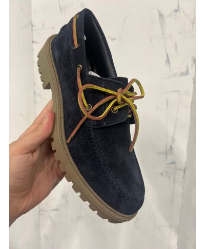 Męskie buty sznurowane zimowe – Timber – Prawdziwa skóra