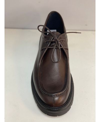 Eleganckie buty męskie - Sznurowane ze skóry naturalnej - Wykonane we Włoszech – Prof
