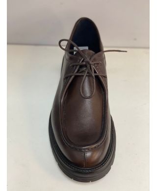 Eleganckie buty męskie - Sznurowane ze skóry naturalnej - Wykonane we Włoszech – Prof