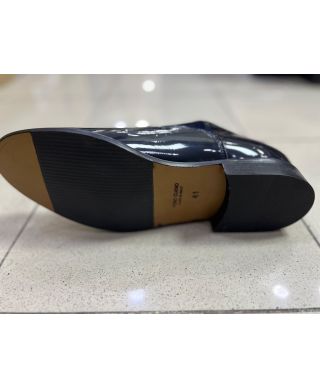 Buty męskie Joyce granatowe ze skóry spazzolato – Elegancja klasy premium