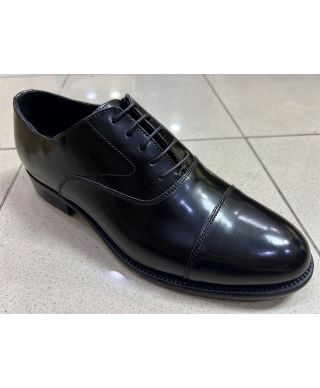 Klasyczne buty męskie Torino – Czarne francesiny – Naturalna skóra - Made in Italy