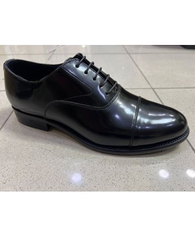 Klasyczne buty męskie Torino – Czarne francesiny – Naturalna skóra - Made in Italy