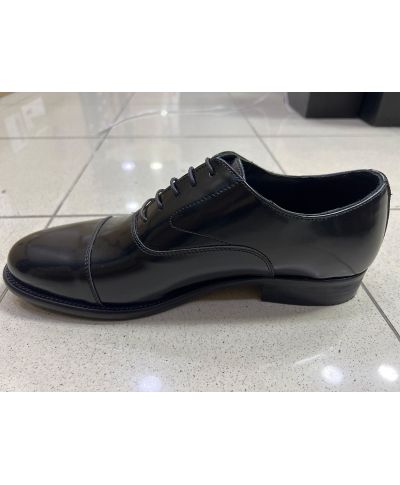 Klasyczne buty męskie Torino – Czarne francesiny – Naturalna skóra - Made in Italy