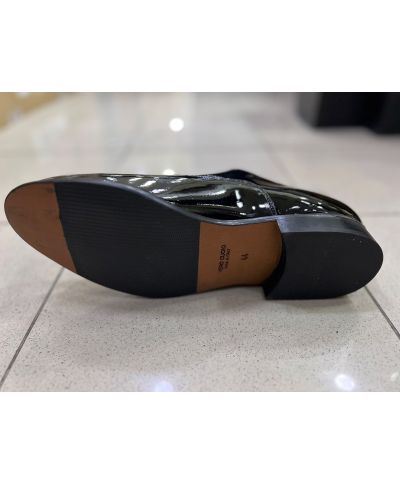 Klasyczne półbuty męskie, sznurowane - Czarne - Tipos - Made in Italy