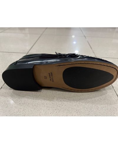 Klasyczne mokasyny męskie Savoy – Czarne, lakierowane - Styl biznesowy i komfort klasy premium