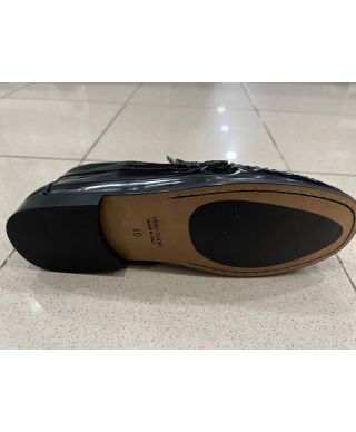 Klasyczne mokasyny męskie Savoy – Czarne, lakierowane - Styl biznesowy i komfort klasy premium