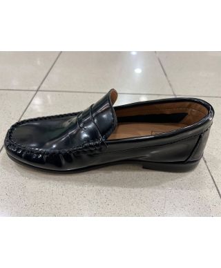 Klasyczne mokasyny męskie Savoy – Czarne, lakierowane - Styl biznesowy i komfort klasy premium