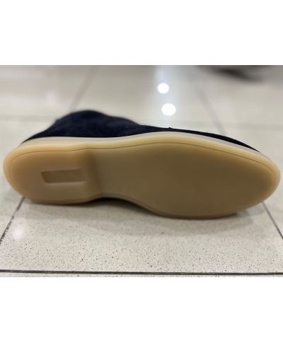 Wysokie buty męskie Joys – zielony zamsz, włoska elegancja i komfort na co dzień