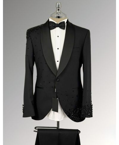 Smoking męski model San Diego - Slim DROP 6 - Luksusowy model na wyjątkowe okazje