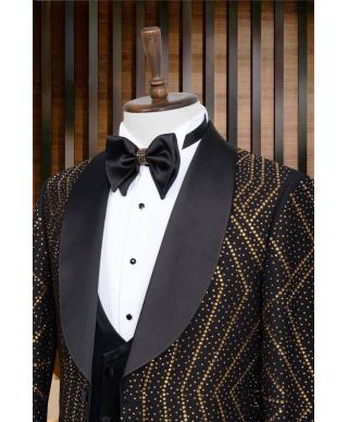 Ekskluzywny smoking męski - Memphis-  Idealny dla pana młodego i świadka