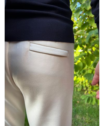 Eleganckie spodnie dresowe w odcieniu panna Fabius – Komfort od Paul Miranda